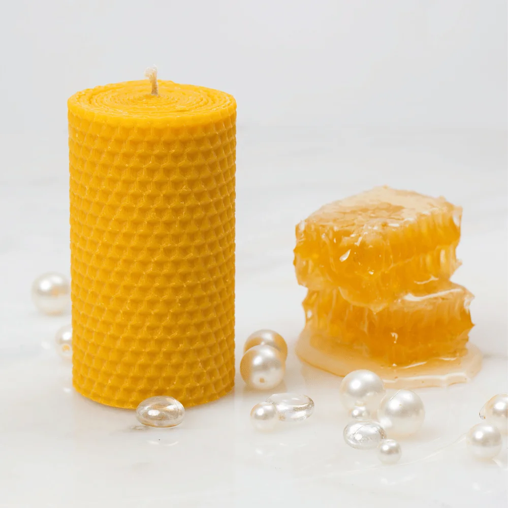Bougies à la cire d'abeille